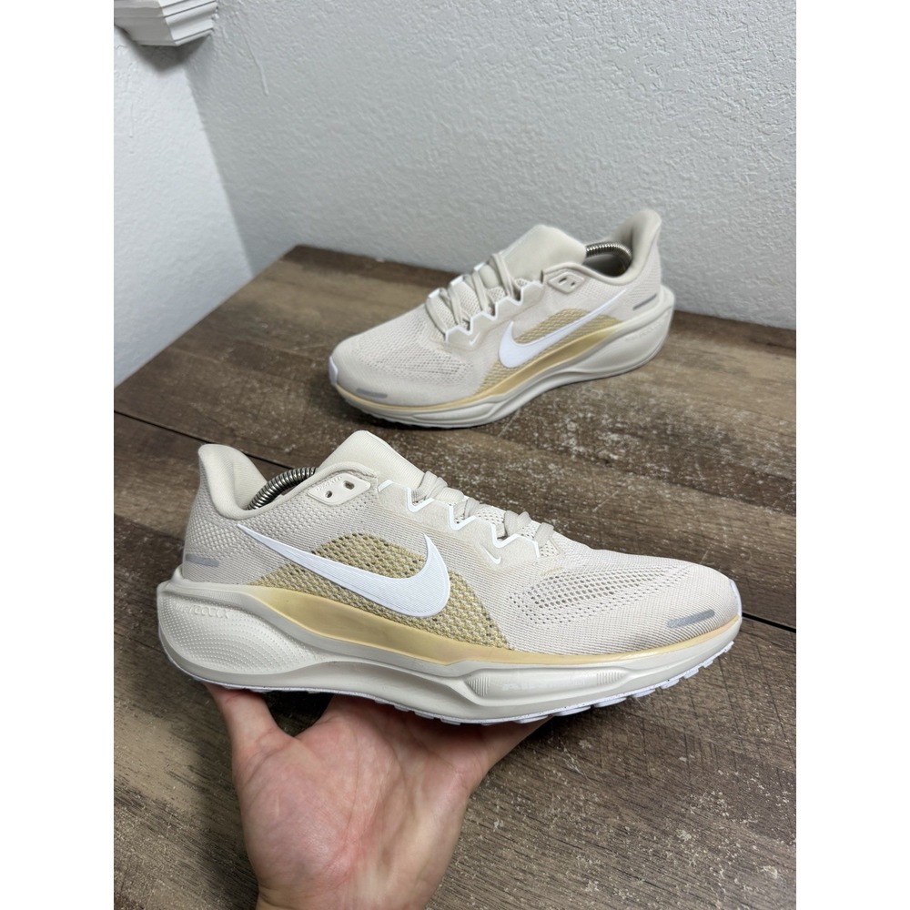 Nike Air Zoom Pegasus 41 Mens Light Orewood Brown White FD2722-106 Sz 9.5